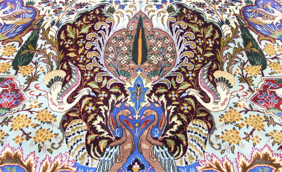 Image 1 of Tapis persan original noué à la main Kashmar Fein Paradise Design 389 X 296 cm Top Condition