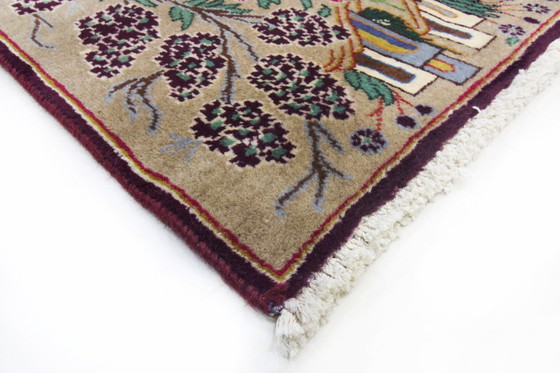 Image 1 of Tapis persan original noué à la main Kashmar Fein Paradise Design 389 X 296 cm Top Condition