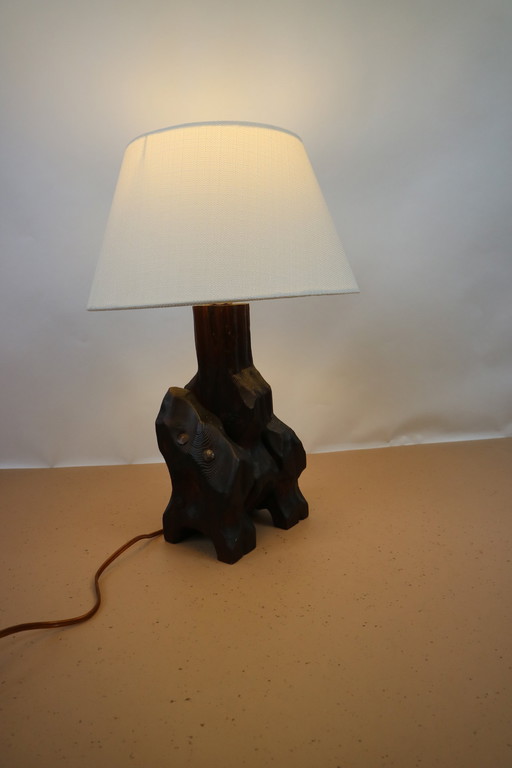 Lampe de table brutaliste