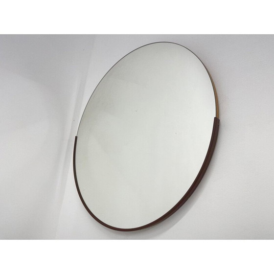 Image 1 of Miroir mural rond en plastique, Tchécoslovaquie 1970