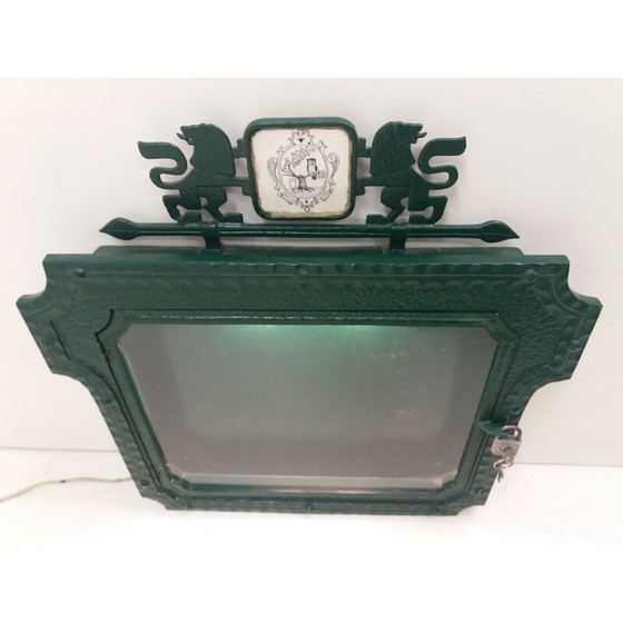 Image 1 of Vitrine vintage en fonte, Tchécoslovaquie 1920