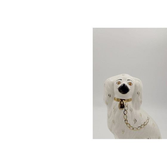 Image 1 of Paire de chiens de cheminée en céramique Staffordshire 1378-4 de Beswick, Angleterre 1960