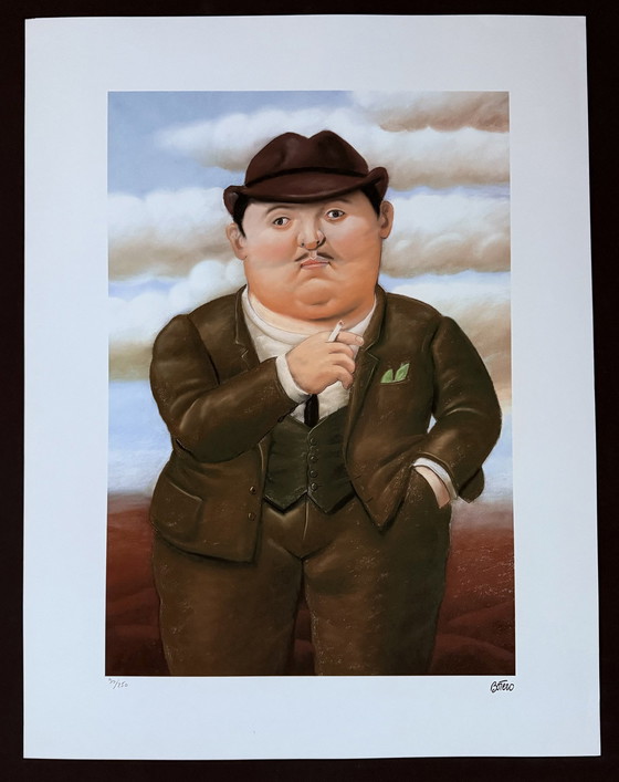 Image 1 of Fernando Botero : lithographie signée et numérotée.