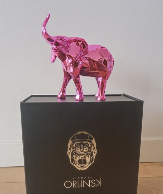 Image 1 of Richard Orlinski Elephant Spirit Pink