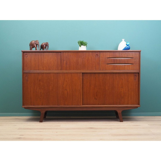 Image 1 of Buffet haut vintage en teck, Danemark années 1960