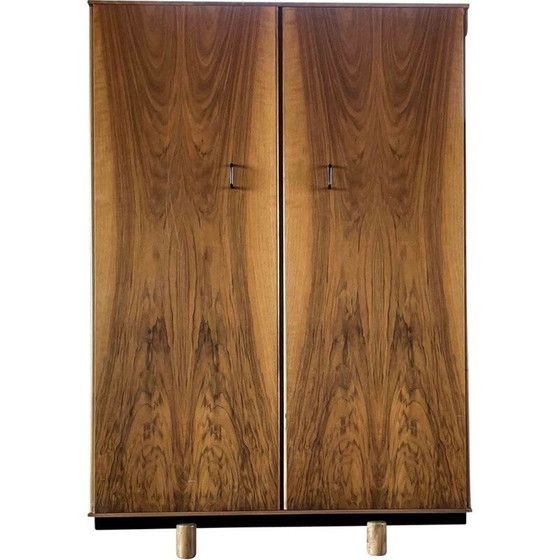 Image 1 of Vintage 813 "Ovunque" cabinet en noyer par Gianfranco Frattini pour Bernini, 1963