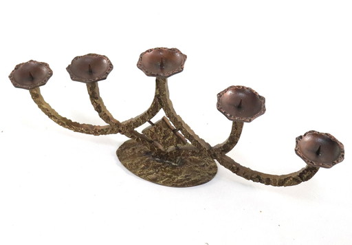 Chandelier Brutaliste Vintage