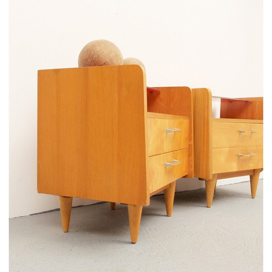 Image 1 of Paire de commodes vintage "Duo XS" en érable, Allemagne 1950