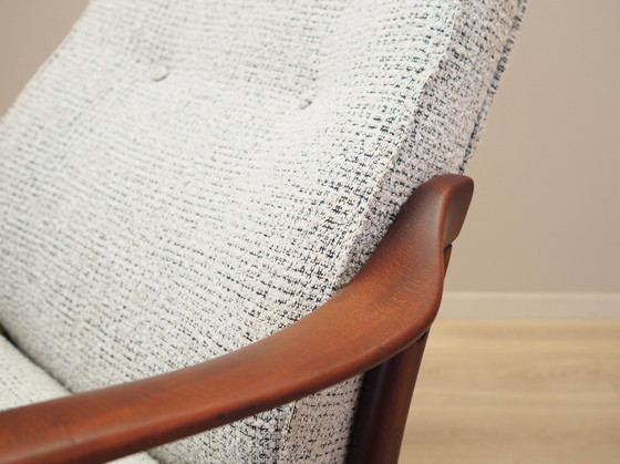 Image 1 of Fauteuil en hêtre, Design danois, 1970S, Manufacture : Farstrup Møbler