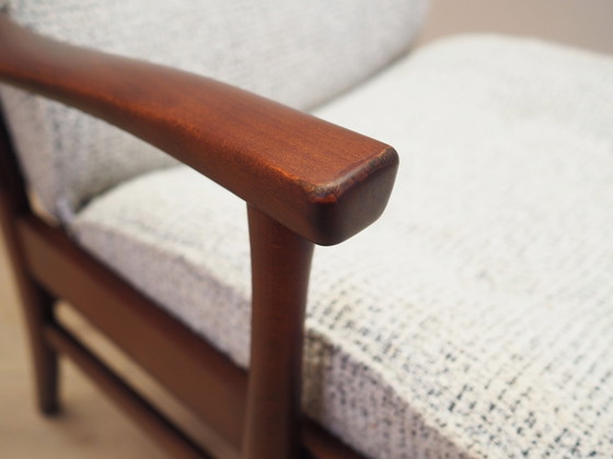 Image 1 of Fauteuil en hêtre, Design danois, 1970S, Manufacture : Farstrup Møbler