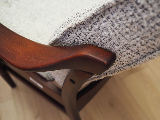 Image 1 of Fauteuil en hêtre, Design danois, 1970S, Manufacture : Farstrup Møbler