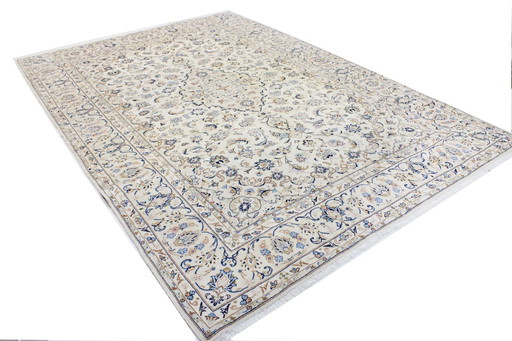 Tapis persan original noué à la main Keshan 357 X 242 cm Très bon état Fin