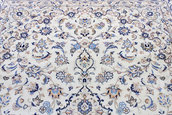 Image 1 of Tapis persan original noué à la main Keshan 357 X 242 cm Très bon état Fin