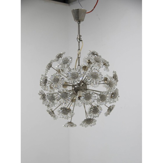 Image 1 of Lustre Vintage Dandelion par Preciosa, 1970