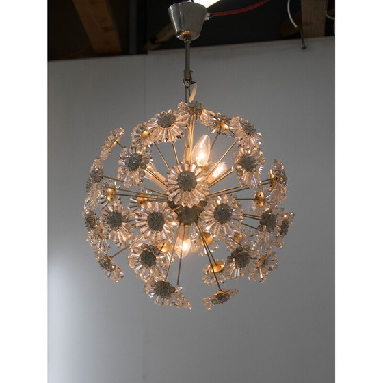 Image 1 of Lustre Vintage Dandelion par Preciosa, 1970