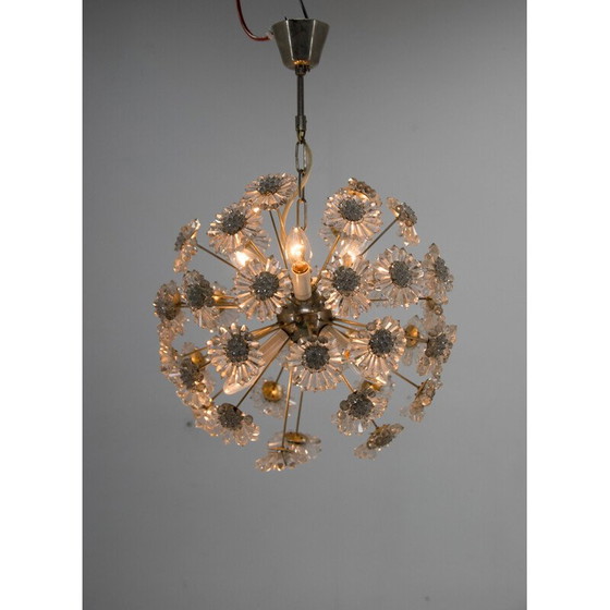 Image 1 of Lustre Vintage Dandelion par Preciosa, 1970