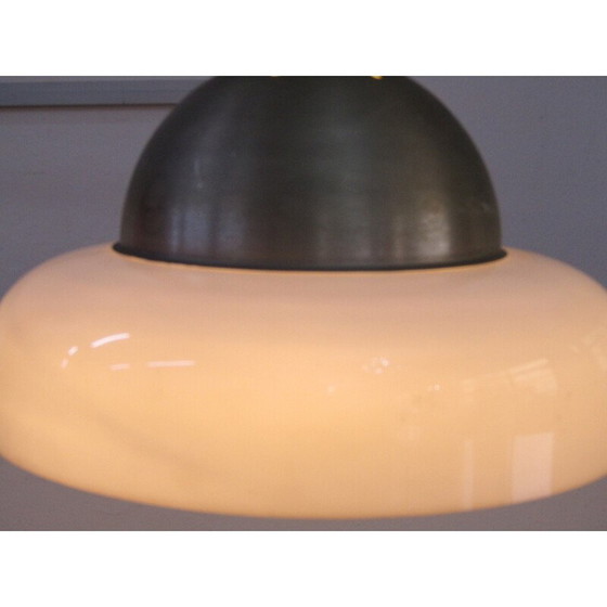 Image 1 of Lampadaire vintage en acier chromé et plexiglas, 1970