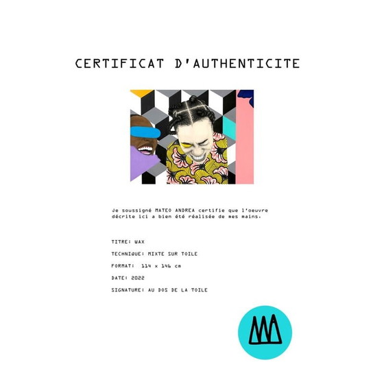 Image 1 of Mélange vintage sur toile par Mateo Andrea, 2022