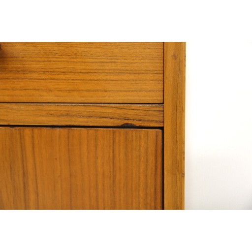 Commode scandinave vintage en noyer, Suède 1960