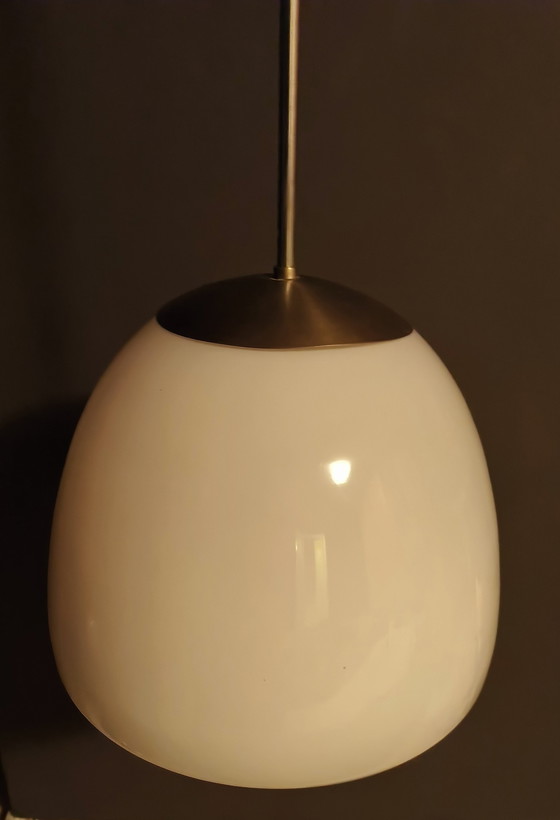 Image 1 of Art Déco 1930 Lampe d'école en opaline Philips/ Philite/ Giso