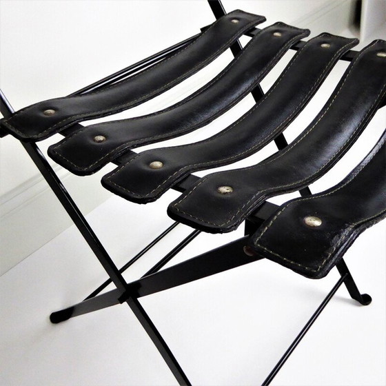 Image 1 of Paire de 2 chaises pliantes liner vintage, France 1960