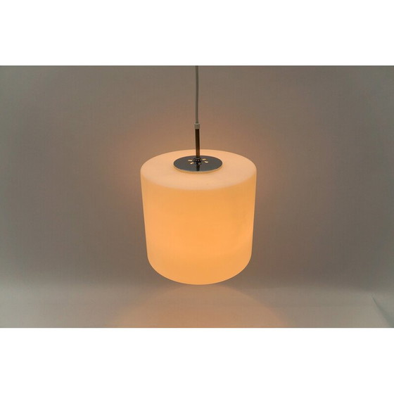 Image 1 of Plafonnier vintage en verre opalin pour Limburg, Allemagne 1960