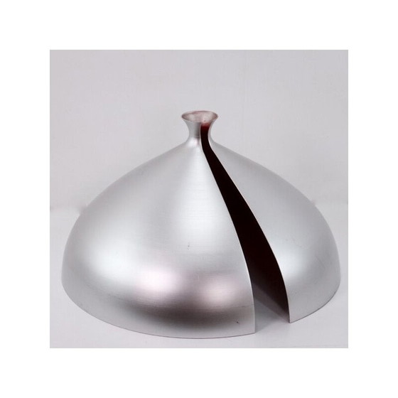 Image 1 of Lampe suspendue vintage avec abat-jour en aluminium, 1970-1980