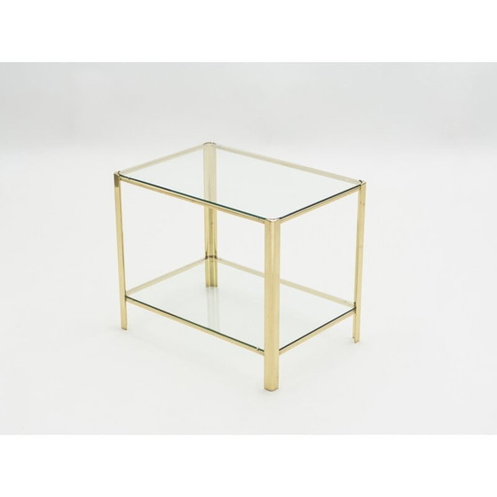 Image 1 of Table d'appoint vintage en bronze par Jacques Théophile Lepelletier pour Broncz, 1960