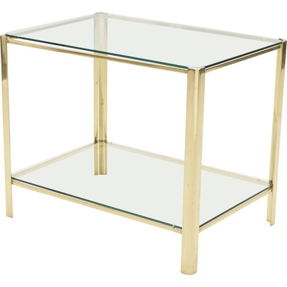 Image 1 of Table d'appoint vintage en bronze par Jacques Théophile Lepelletier pour Broncz, 1960