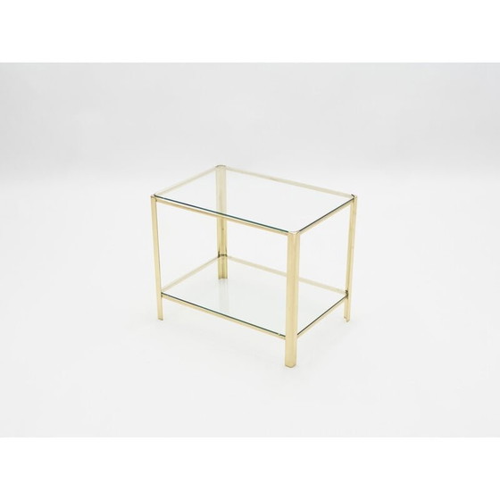 Image 1 of Table d'appoint vintage en bronze par Jacques Théophile Lepelletier pour Broncz, 1960