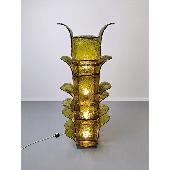 Image 1 of Lampadaire vintage Cactus lt 320 par Carlo Nason pour Mazzega, Italie