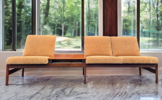 Image 1 of Canapé Teck Par Gunnar Sørlie, Vintage Scandinave 1960S 