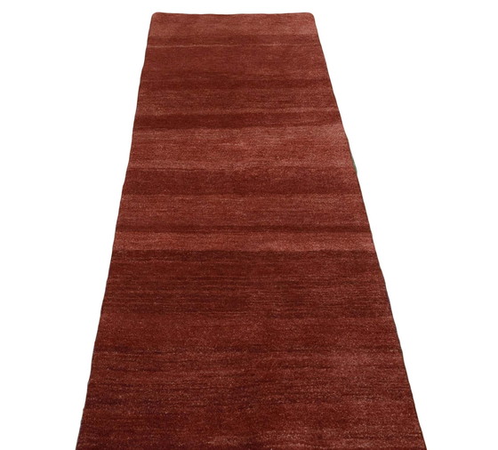 Image 1 of Tapis Gabbeh Loribaft noué à la main - 250 X 81 cm