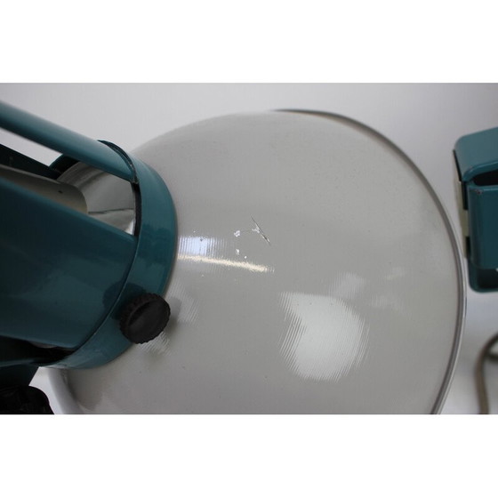 Image 1 of Paire de lampes de table vintage en métal et plastique pour Fax, Tchécoslovaquie 1960