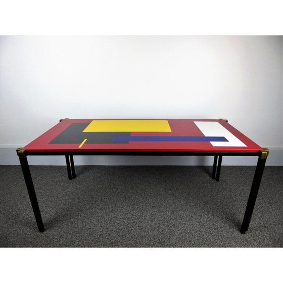 Image 1 of Table basse vintage à motifs géométriques, 1960