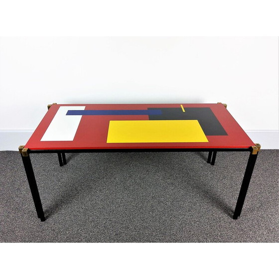 Image 1 of Table basse vintage à motifs géométriques, 1960