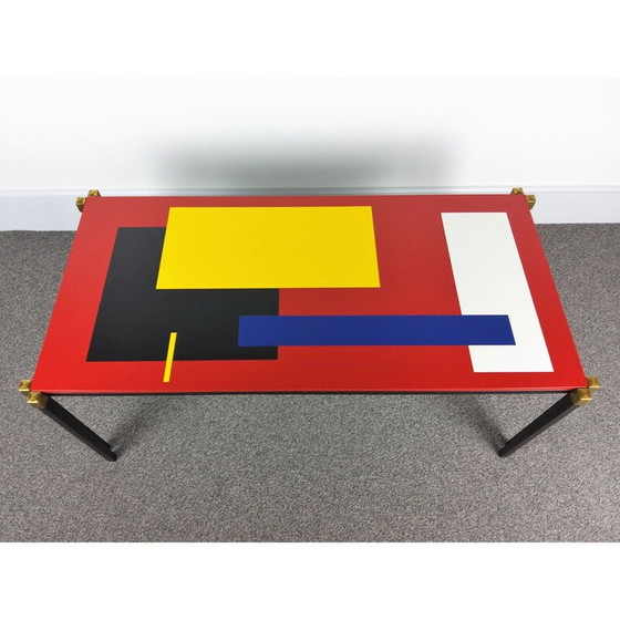 Image 1 of Table basse vintage à motifs géométriques, 1960
