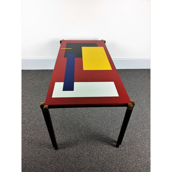 Image 1 of Table basse vintage à motifs géométriques, 1960