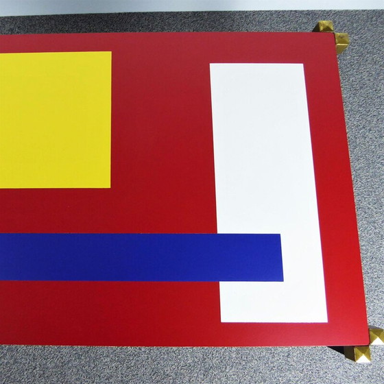 Image 1 of Table basse vintage à motifs géométriques, 1960