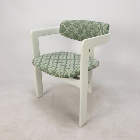 Image 1 of Ensemble de 4 chaises Pamplona vintage par Augusto Savini pour Pozzi, Italie 1970