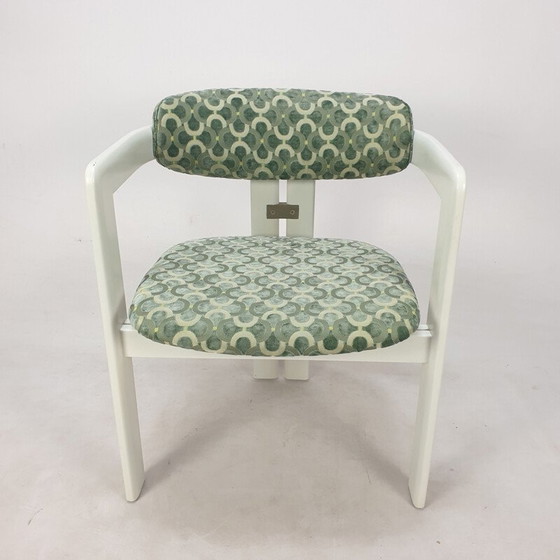 Image 1 of Ensemble de 4 chaises Pamplona vintage par Augusto Savini pour Pozzi, Italie 1970