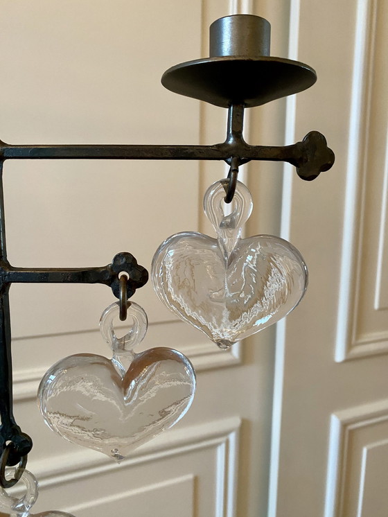 Image 1 of Chandelier Boda Smide 1960Th, Bertil Vallien