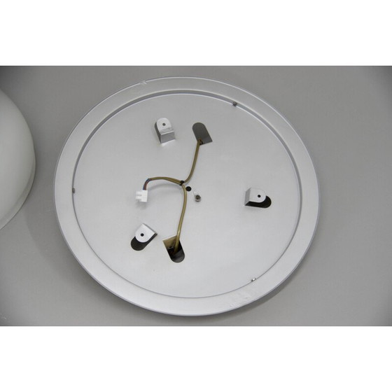 Image 1 of Plafonnier Bauhaus vintage en chrome par Zukov, Tchécoslovaquie 1940