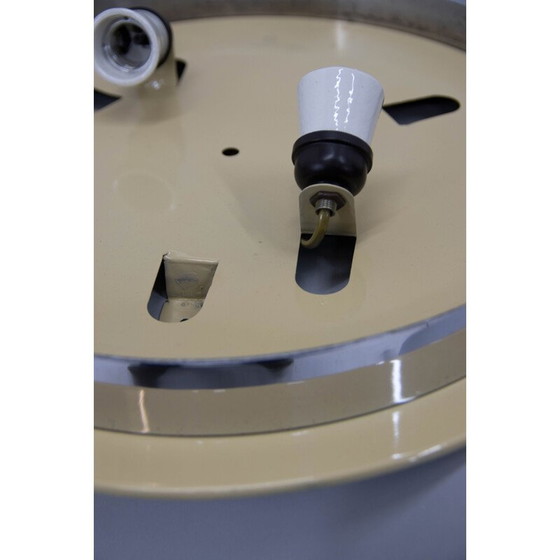 Image 1 of Plafonnier Bauhaus vintage en chrome par Zukov, Tchécoslovaquie 1940