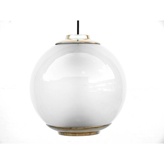 Image 1 of Ensemble de 3 lampes à suspension Ls2 vintage par Luigi Caccia Dominioni pour Azucena, Italie 1954