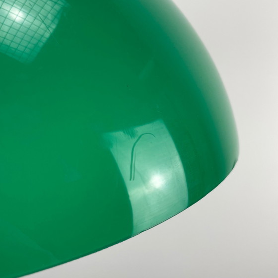 Image 1 of Lampe suspendue à champignon vert par Uno & Östen Kristiansson pour Luxus, Suède 1960