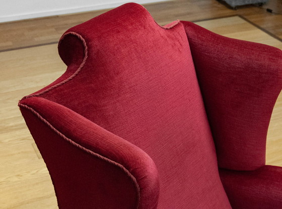 Image 1 of Fauteuil à oreilles rouges