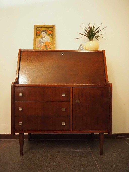 Secrétaire / Bureau Mid Century, 1970S