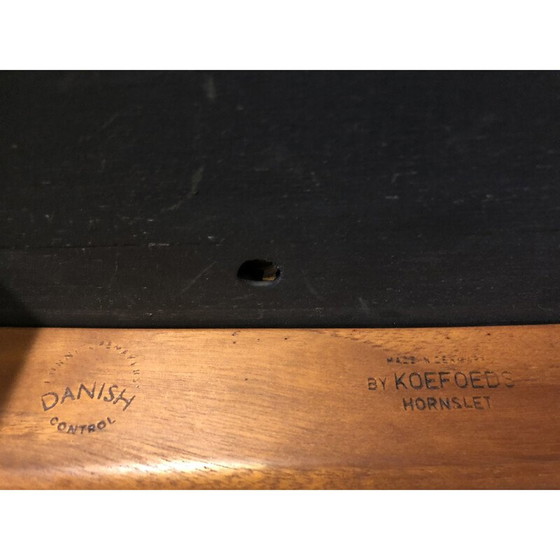 Image 1 of Ensemble de 6 chaises vintage en teck par Niels Koefoed pour Koefoeds Hornslet, 1961