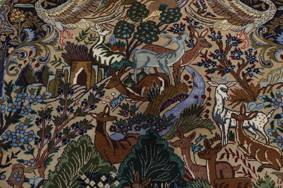 Image 1 of Tapis persan original noué à la main Kashmar Fein Paradise Design 393 X 312 cm Top condition